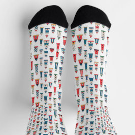 Faróis de Portugal Nautical Crew Socks – Sustainab Sokken