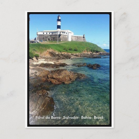 Farol da Barra-Salvador-Bahia-Brasil Briefkaart (Voorkant)
