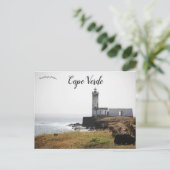 Farol de D Maria Pia Kaapverdië Briefkaart (Staand voorkant)