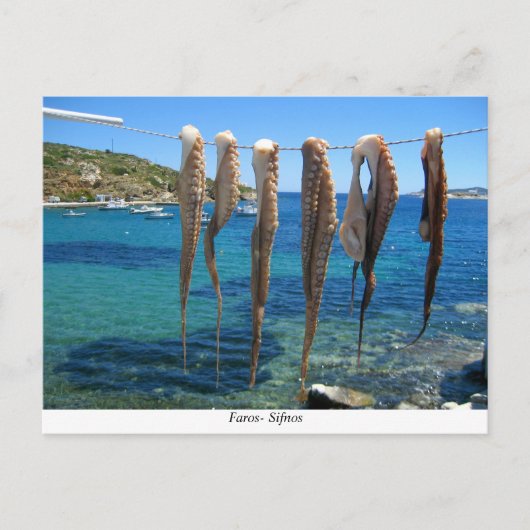 Faros- Sifnos Briefkaart (Voorkant)