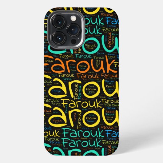 Farouk iPhone Hoesje (Achterkant)