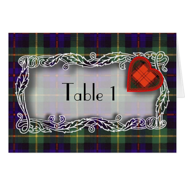 Farquarson Scottish Tartan (Voorkant Horizontaal)