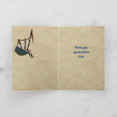 Farquharson Badge & Tartan gepersonaliseerde Kaart (Binnen)