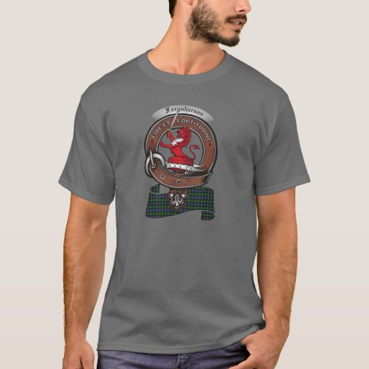 Farquharson Clan Badge Adult T-shirt (Voorkant)