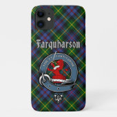 Farquharson Clan Badge & Tartan Telefoonhoesje Case-Mate iPhone Case (Achterkant)
