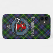 Farquharson Clan Badge & Tartan Telefoonhoesje Case-Mate iPhone Case (Achterkant (horizontaal))
