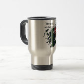 Farquharson Clan Badge Travel Mug Reisbeker (Voorkant links)