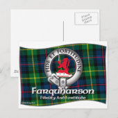Farquharson Clan Briefkaart (Voorkant / Achterkant)
