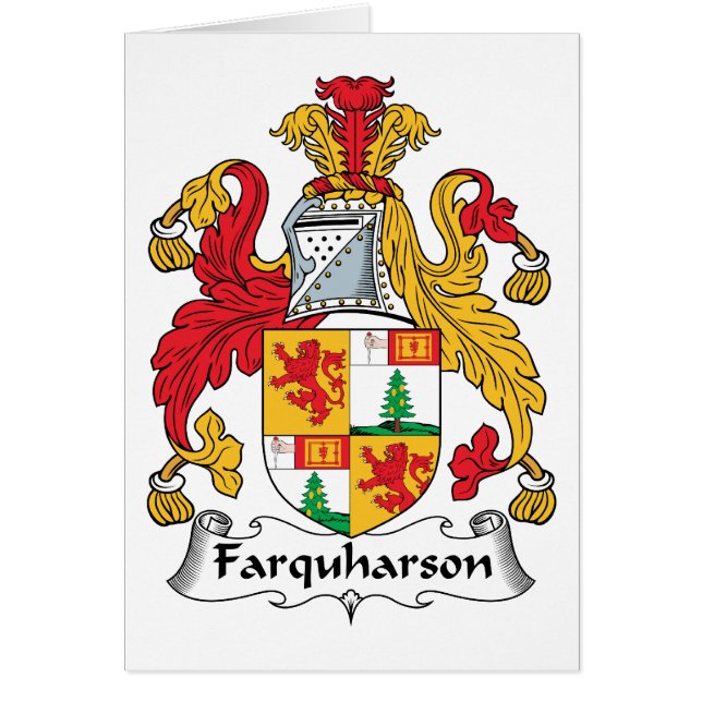 Farquharson Family Crest (Voorkant)