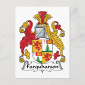 Farquharson Family Crest Briefkaart (Voorkant)
