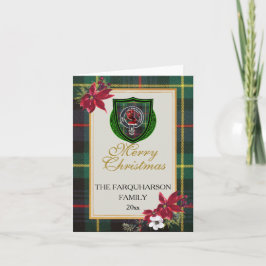 Farquharson Schotse Clan Tartan & Crest Kaart