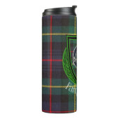 Farquharson Schotse Clan Tartan & Crest Thermosbeker (Gedraaid links)