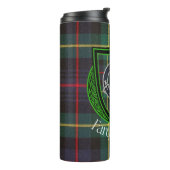 Farquharson Schotse Clan Tartan & Crest Thermosbeker (Gedraaid links)