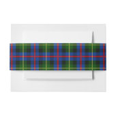 Farquharson Schotse Tartan Belly Band Uitnodigingen Wikkel (Voorkant Voorbeeld)