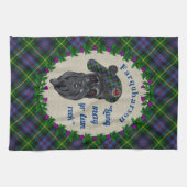 Farquharson Scottie Dog Kitchen Towel Theedoek (Horizontaal)