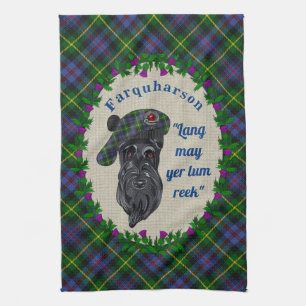 Farquharson Scottie Dog Kitchen Towel Theedoek