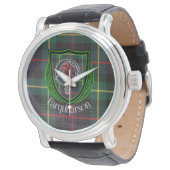 Farquharson Scottish Clan Tartan & Crest Horloge (Gekanteld)