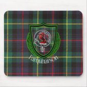 Farquharson Scottish Clan Tartan & Crest Muismat (Voorkant)