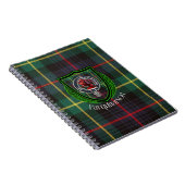 Farquharson Scottish Clan Tartan & Crest Notitieboek (Rechterzijde)