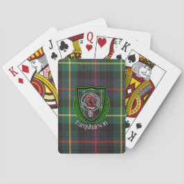 Farquharson Scottish Clan Tartan & Crest Pokerkaarten