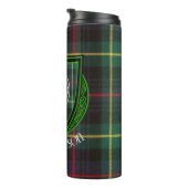 Farquharson Scottish Clan Tartan & Crest Thermosbeker (Geroteerd rechts)