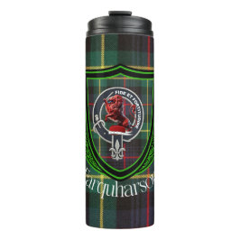 Farquharson Scottish Clan Tartan & Crest Thermosbeker