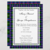 Farquharson Scottish Wedding Invitation Kaart (Voorkant / Achterkant)