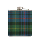 Farquharson Tartan & Badge Heupfles (Achterkant)