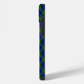 Farquharson tartan blauw groen ruit iPhone hoesje (Linkerkant)