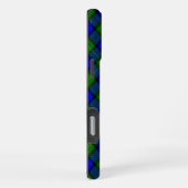 Farquharson tartan blauw groen ruit iPhone hoesje (Rechterkant)