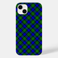 Farquharson tartan blue green plaid