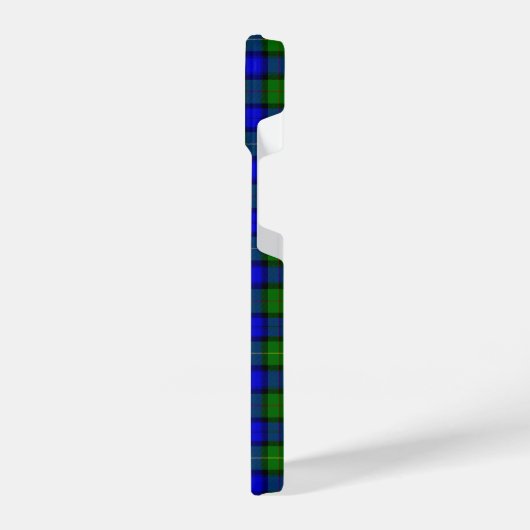 Farquharson tartan blue green plaid iPhone hoesje (Linkerkant)