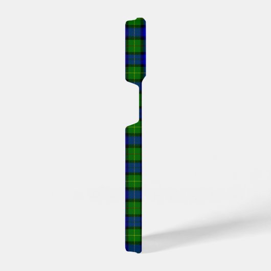Farquharson tartan blue green plaid iPhone hoesje (Rechterkant)