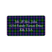 Farquharson Tartan Label (Voorkant)