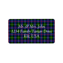 Farquharson Tartan Label