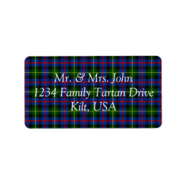Farquharson Tartan Label
