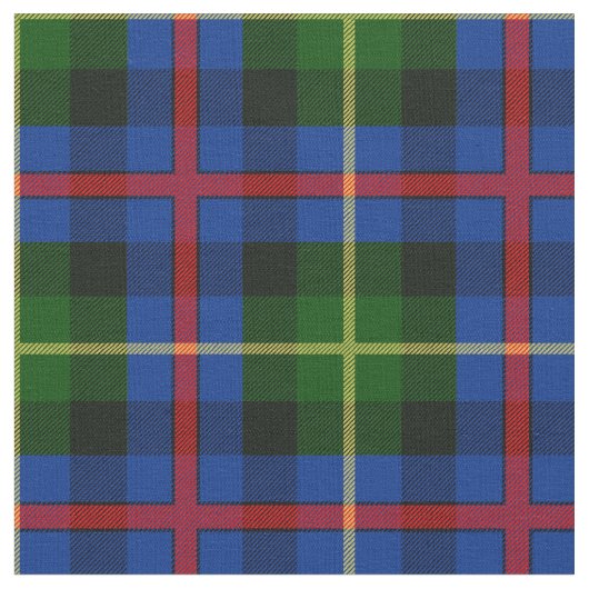 Farquharson Tartan Print Stof (Close Up)