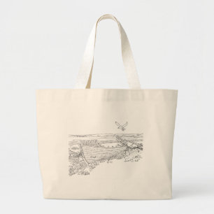 Farr Bay Scheepswrak Schotland Boodschappentas Grote Tote Bag