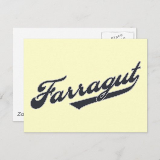 Farragut Briefkaart (Voorkant / Achterkant)