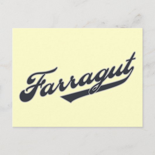 Farragut Briefkaart (Voorkant)