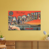 Farragut, Idaho - Grote letterscènes Canvas Afdruk (Insitu (Woonkamer))