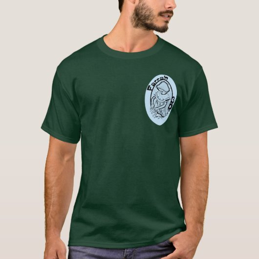 Farrah - Blauw - Donker T-shirt (Voorkant)