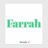 Farrah Sticker (Vel)