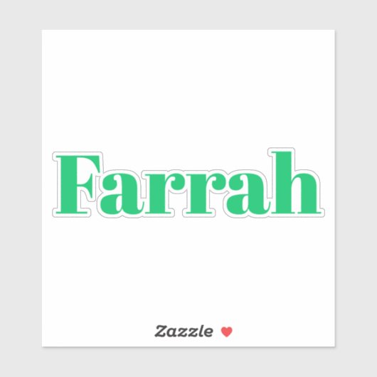 Farrah Sticker (Vel)