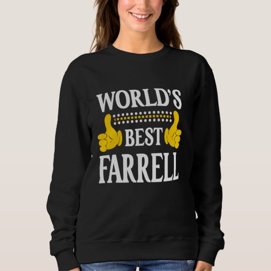 Farrell Achternaam Team Familie Achternaam World's Trui (Voorkant)