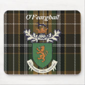 Farrell Clan van het Ierse wapenschild Mousepad Muismat (Voorkant)