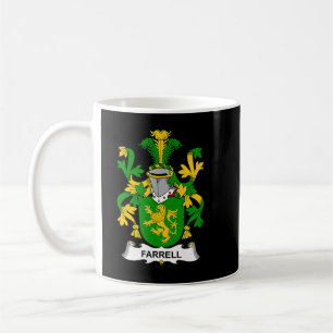 Farrell Coat of Arms Family Crest Koffiemok