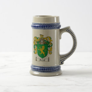 Farrell Coat of Arms Stein / Farrell Family Crest Bierpul