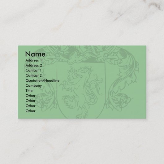 Farrell Crest Visitekaartjes (Voorkant)