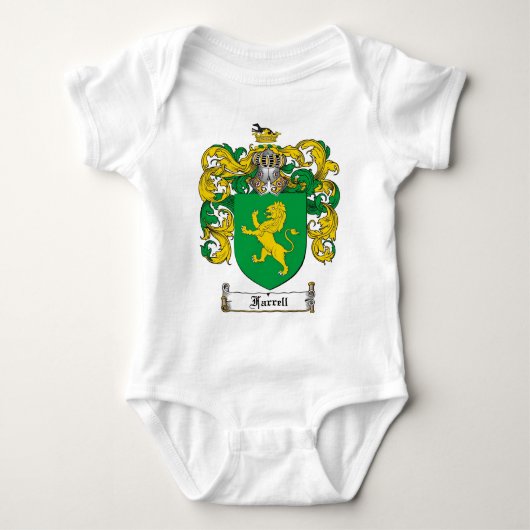 FARRELL FAMILY CREST - FARRELL COAT OF ARMS ROMPER (Voorkant)